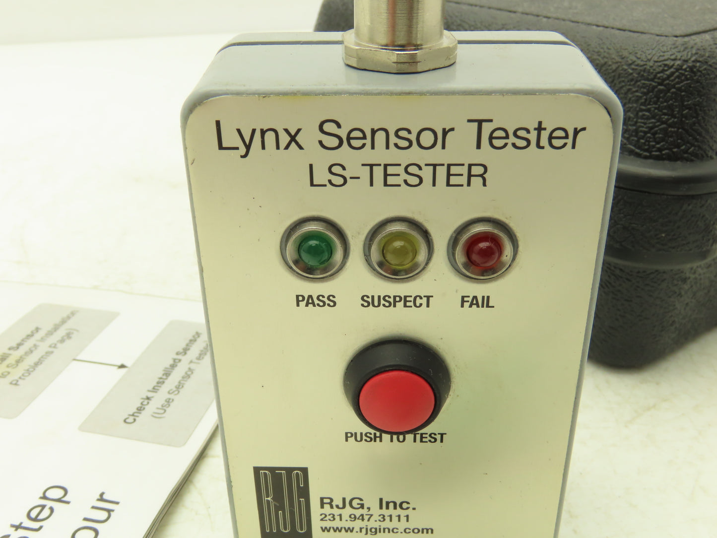 RGJ INC LS-Tester Lynx Senser Tester W Button Test Block Gauge Plug End Mill