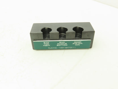 RGJ INC LS-Tester Lynx Senser Tester W Button Test Block Gauge Plug End Mill