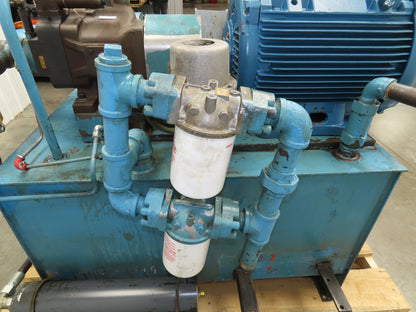 Vickers F3 PVB45 FRSF 20 C 11 Hydraulic Power Unit 45GPM 75Hp 100 Gal 3000PSI