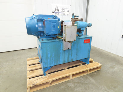 Vickers F3 PVB45 FRSF 20 C 11 Hydraulic Power Unit 45GPM 75Hp 100 Gal 3000PSI