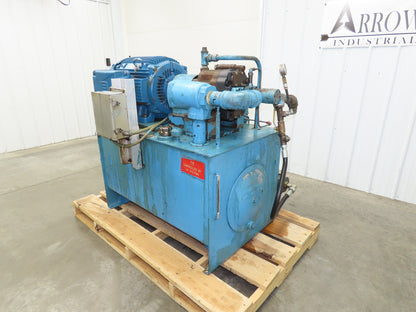 Vickers F3 PVB45 FRSF 20 C 11 Hydraulic Power Unit 45GPM 75Hp 100 Gal 3000PSI