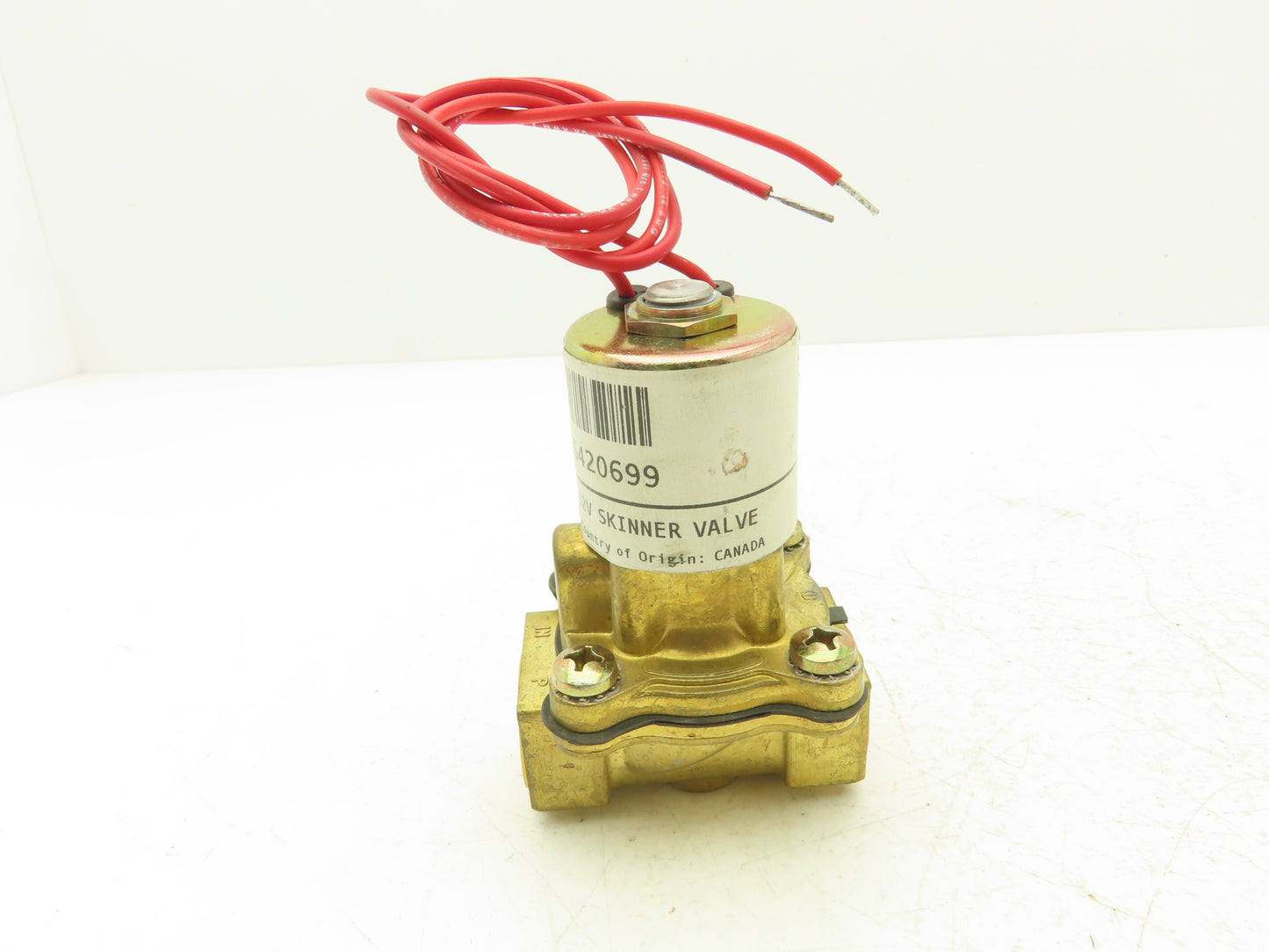 Parker LB26L630 Solenoid Valve 2-Way Skinner 12VDC 3/4" NPT 40psi Lot of 4