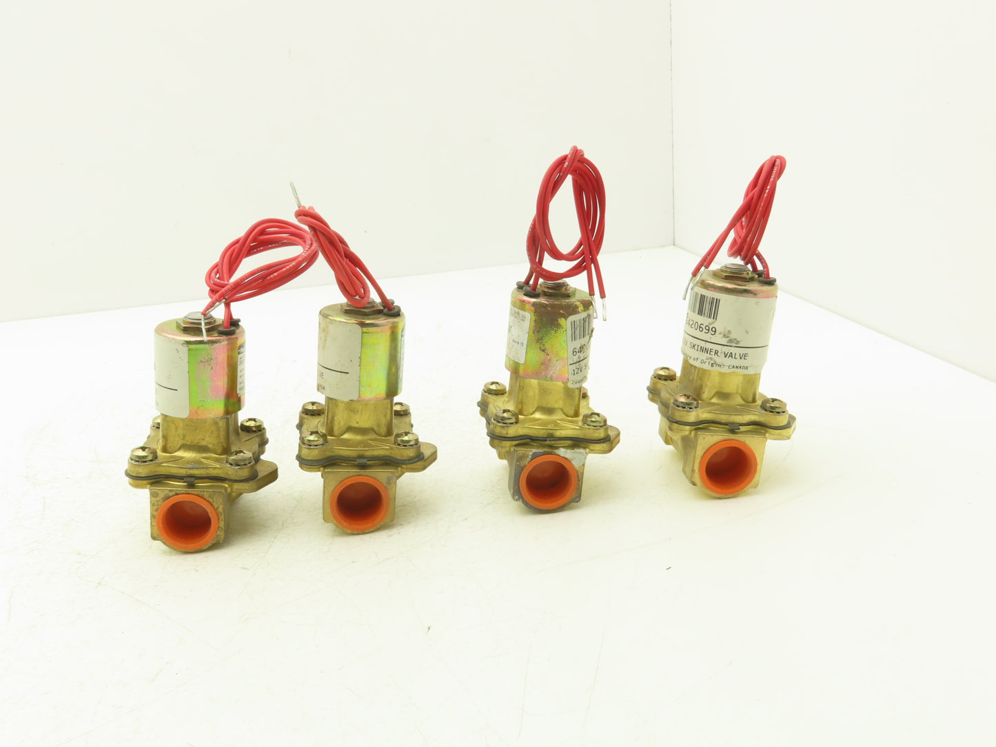 Parker LB26L630 Solenoid Valve 2-Way Skinner 12VDC 3/4" NPT 40psi Lot of 4