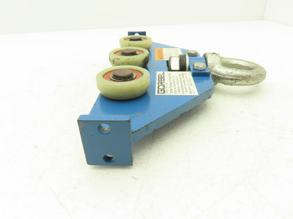 Gorbel Overhead Bridge Crane Tether Trolley 1-Person Fall Protection 310Lb