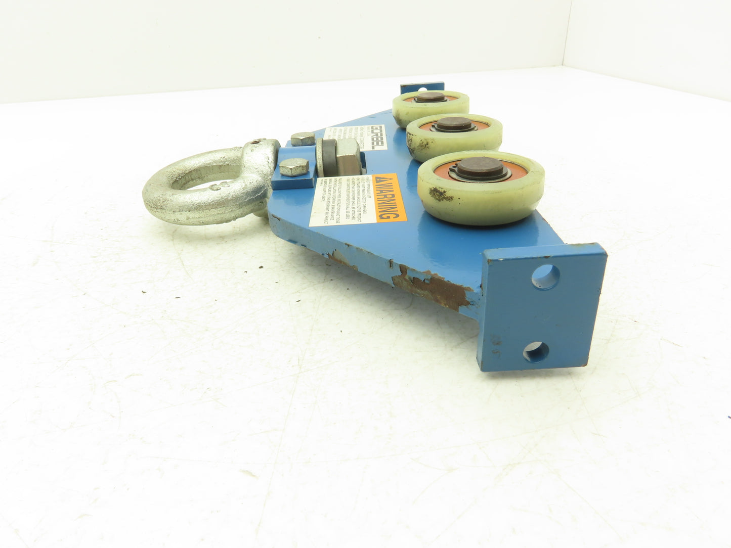 Gorbel Overhead Bridge Crane Tether Trolley 1-Person Fall Protection 310Lb