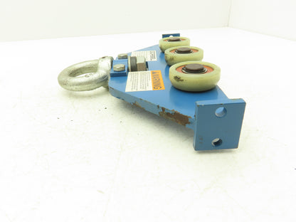 Gorbel Overhead Bridge Crane Tether Trolley 1-Person Fall Protection 310Lb