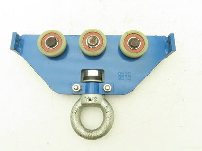 Gorbel Overhead Bridge Crane Tether Trolley 1-Person Fall Protection 310Lb