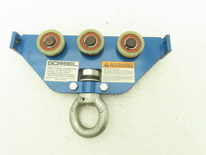 Gorbel Overhead Bridge Crane Tether Trolley 1-Person Fall Protection 310Lb