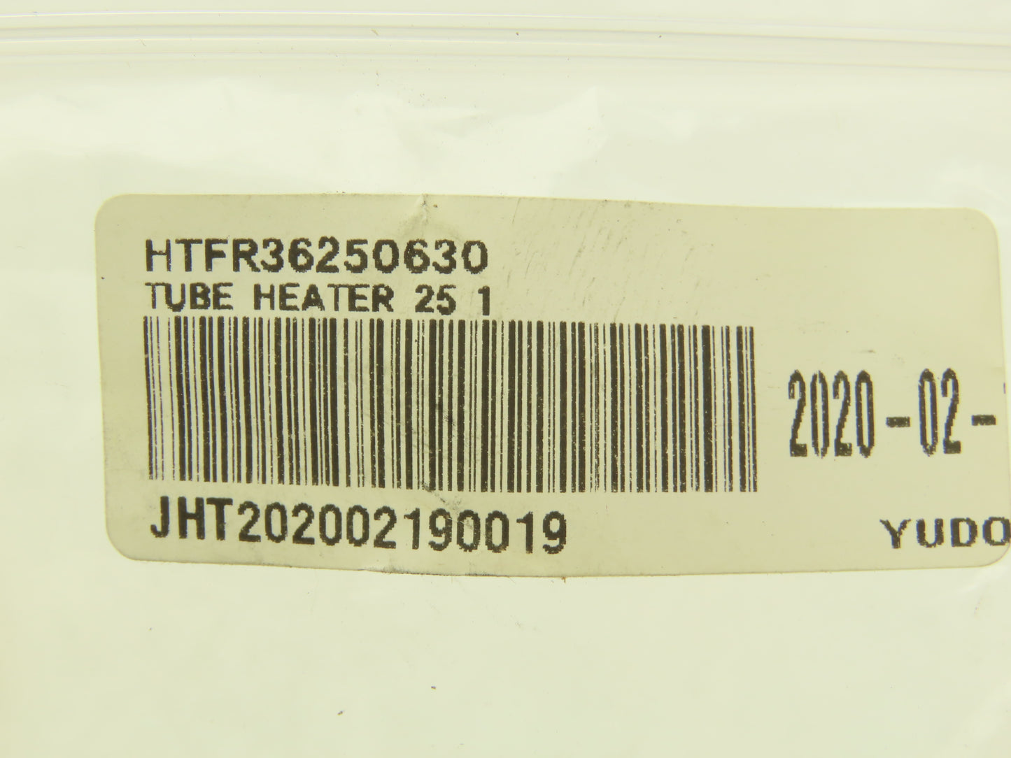 YUDO HTFR36250630 Tube Heater Injection Mold Nozzle 2-1/2"L x 1" ID x 1-7/16"OD