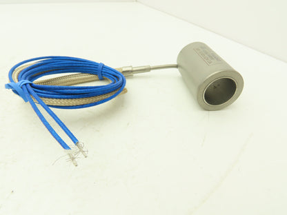 YUDO HTFR36250630 Tube Heater Injection Mold Nozzle 2-1/2"L x 1" ID x 1-7/16"OD