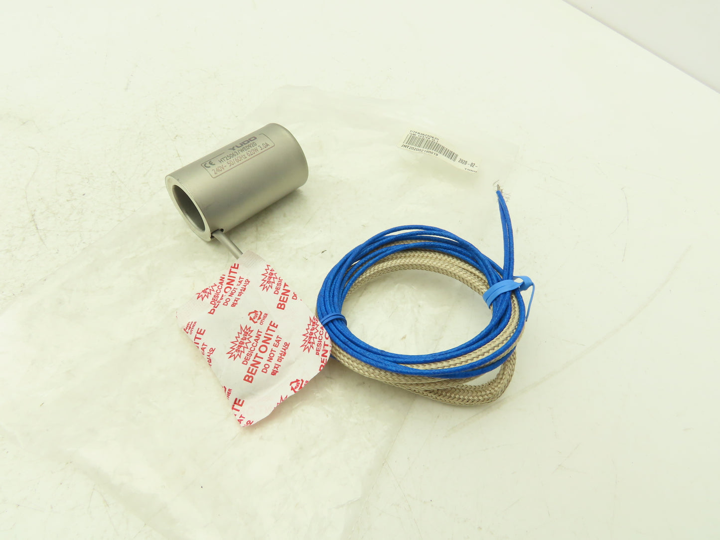 YUDO HTFR36250630 Tube Heater Injection Mold Nozzle 2-1/2"L x 1" ID x 1-7/16"OD