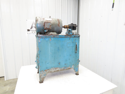 Continental Hydraulics Hydraulic Power Unit 20 Gal 9GPM 1000 PSI 5Hp 230/460V