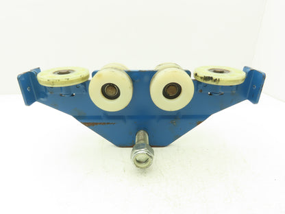 Gorbel Workstation Bridge Crane Hoist Push Trolley 1"Pin Torque Trolley 16"L