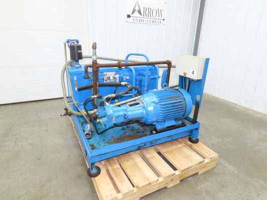 Eaton Vickers Hydraulic Power Unit 45 Gallon 19 GPM 3000PSI 20Hp 230/460V 3Ph