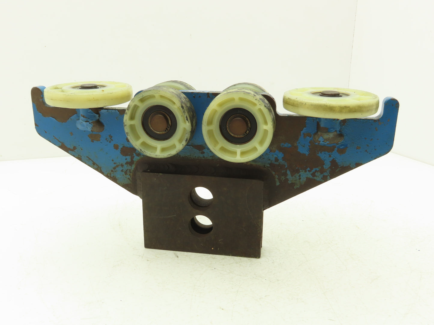 Gorbel Workstation Bridge Crane Hoist Push Trolley Welded Plate 14-3/8"L