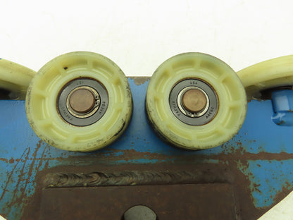 Gorbel Workstation Bridge Crane Hoist Push Trolley Welded Plate 14-3/8"L