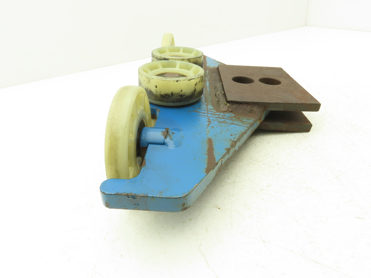 Gorbel Workstation Bridge Crane Hoist Push Trolley Welded Plate 14-3/8"L