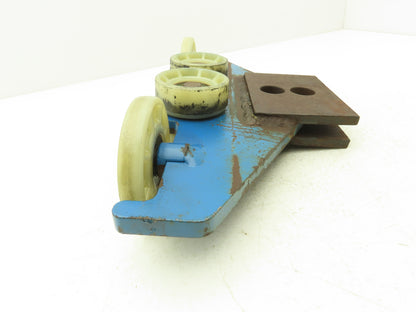 Gorbel Workstation Bridge Crane Hoist Push Trolley Welded Plate 14-3/8"L