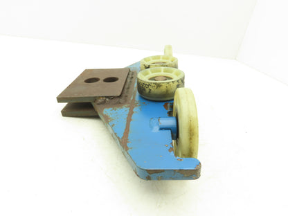 Gorbel Workstation Bridge Crane Hoist Push Trolley Welded Plate 14-3/8"L