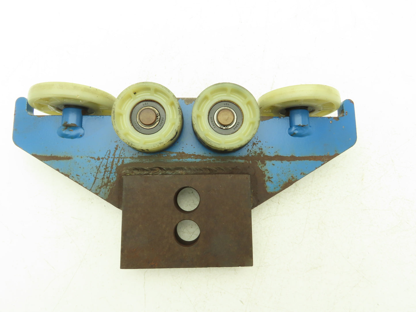 Gorbel Workstation Bridge Crane Hoist Push Trolley Welded Plate 14-3/8"L