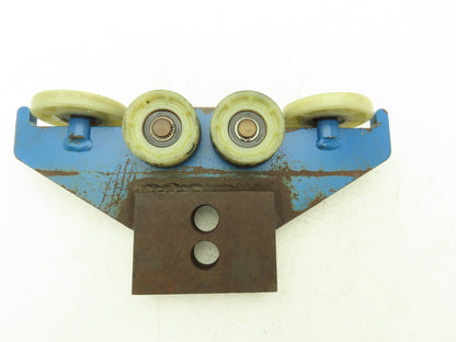 Gorbel Workstation Bridge Crane Hoist Push Trolley Welded Plate 14-3/8"L