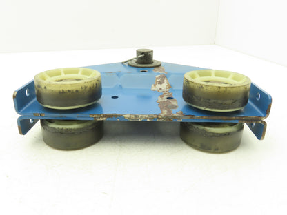Gorbel 1/2 Ton Workstation Bridge Crane Hoist Push Trolley 1000Lb 2-5/8"Wheels