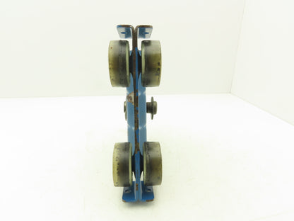 Gorbel 1/2 Ton Workstation Bridge Crane Hoist Push Trolley 1000Lb 2-5/8"Wheels