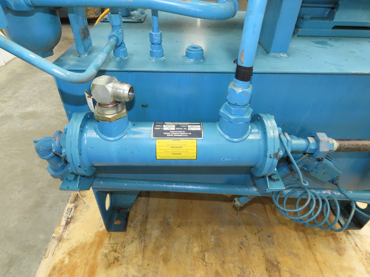 Vickers PVB10 Hydraulic Power Unit 40 Gallon Tank 10 GPM 3000PSI 230/460V -READ*
