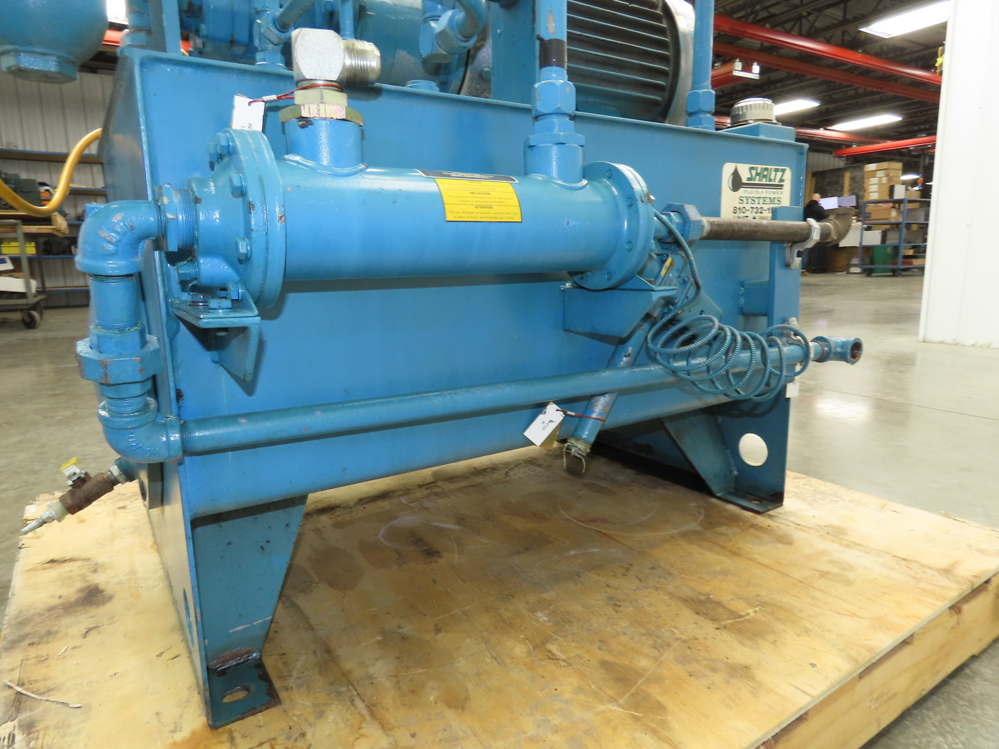 Vickers PVB10 Hydraulic Power Unit 40 Gallon Tank 10 GPM 3000PSI 230/460V -READ*