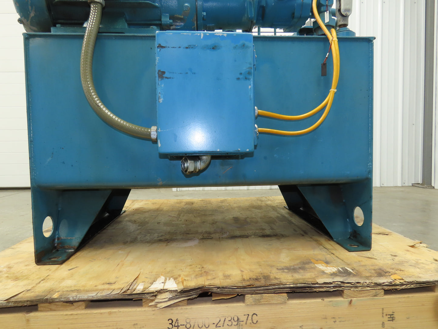 Vickers PVB10 Hydraulic Power Unit 40 Gallon Tank 10 GPM 3000PSI 230/460V -READ*