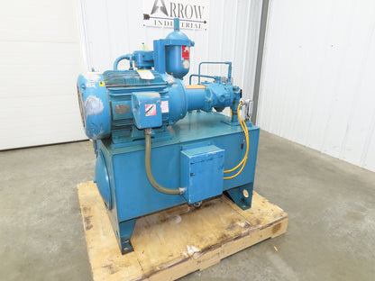 Vickers PVB10 Hydraulic Power Unit 40 Gallon Tank 10 GPM 3000PSI 230/460V -READ*