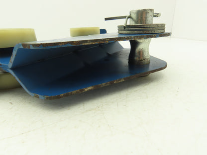 Gorbel 1/2 Ton Workstation Bridge Crane Hoist Push Trolley 1000Lb 2-3/8"Wheels