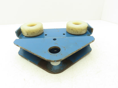 Gorbel 1/2 Ton Bridge Crane Hoist Push Trolley 1000Lb 3"Wheels *No Pin*