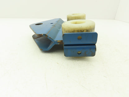 Gorbel 1/2 Ton Bridge Crane Hoist Push Trolley 1000Lb 3"Wheels *No Pin*