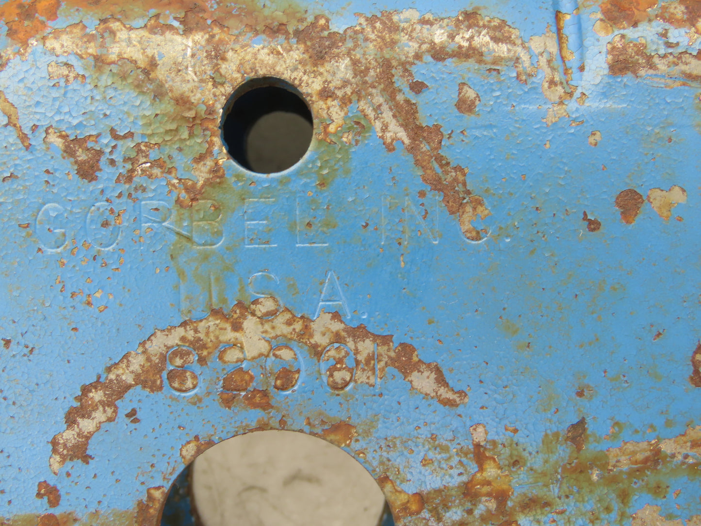 Gorbel 1/2 Ton Bridge Crane Hoist Push Trolley 1000Lb 3"Wheels *No Pin*