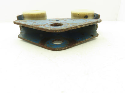 Gorbel 1/2 Ton Bridge Crane Hoist Push Trolley 1000Lb 3"Wheels *No Pin*