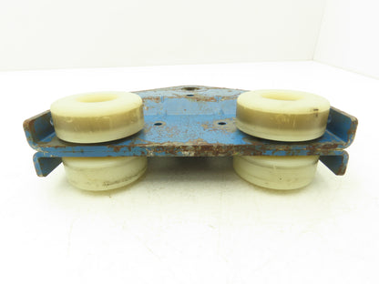 Gorbel 1/2 Ton Bridge Crane Hoist Push Trolley 1000Lb 3"Wheels *No Pin*