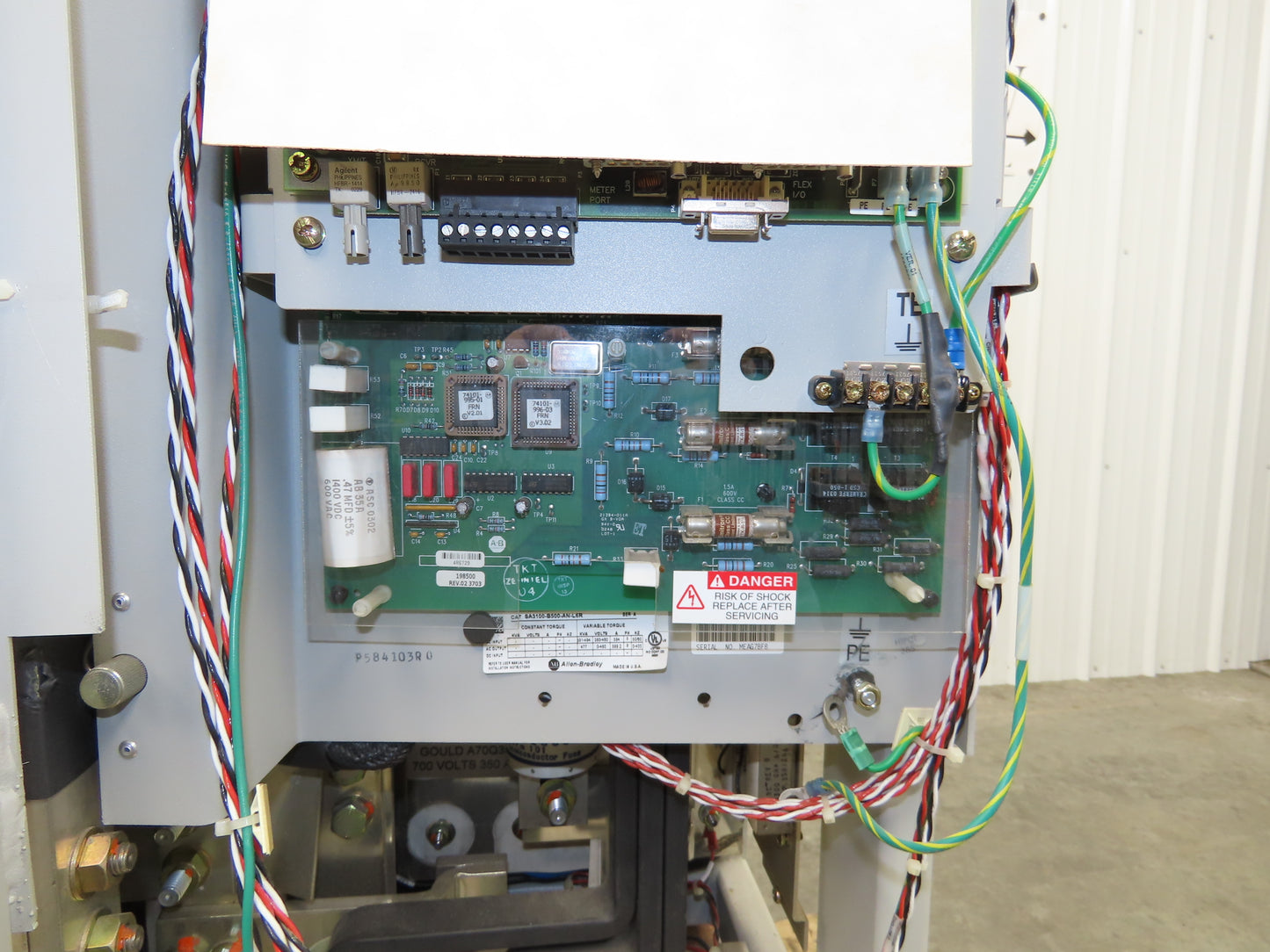 Allen Bradley SA3100-B500-AN-L6R AC Drive VFD 500Hp 460V Ser A 3Ph With Frame