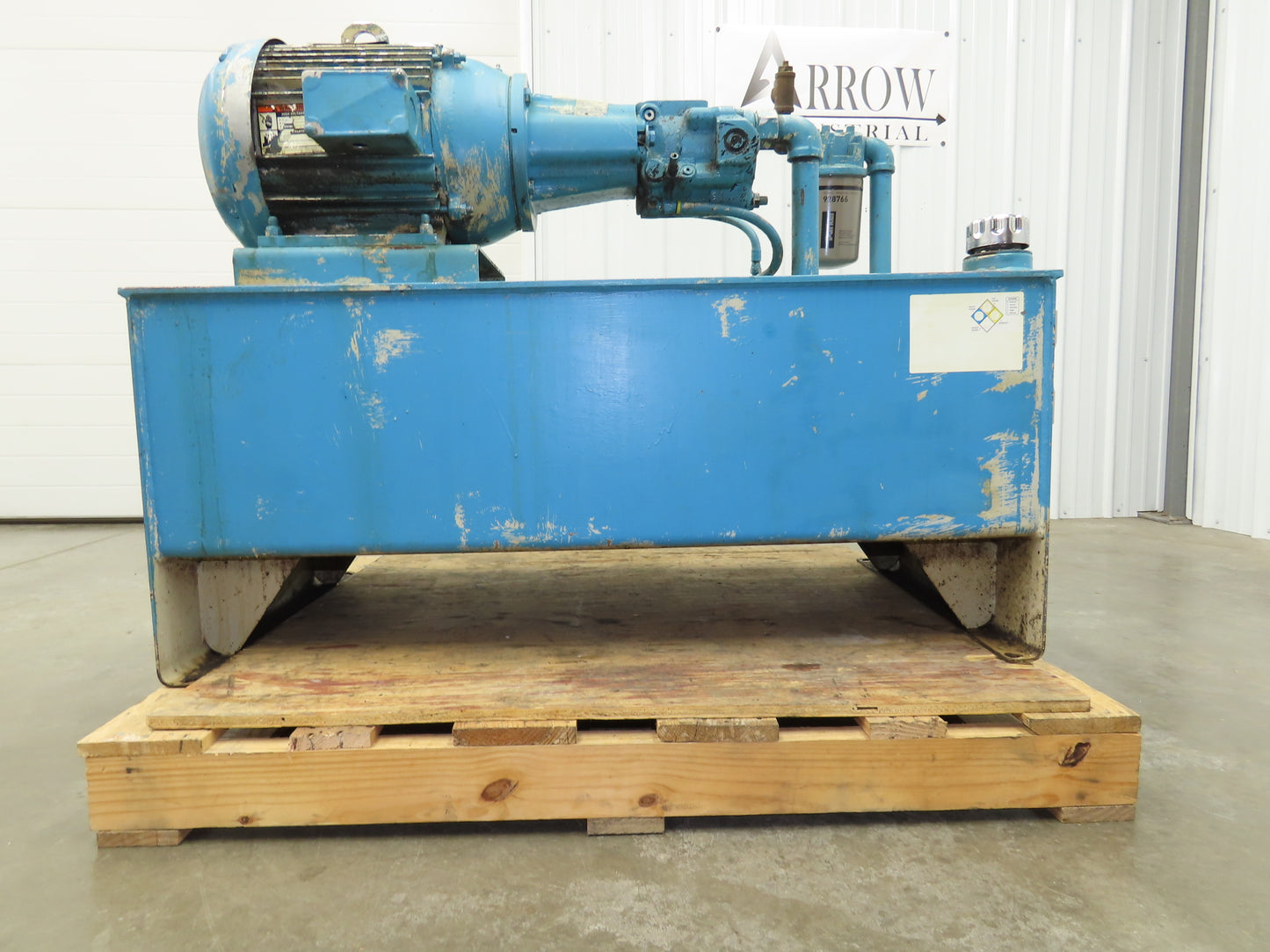 Parker TF 4362C Hydraulic Power Unit 18GPM 230/460V 3Ph 60 Gallon Tank