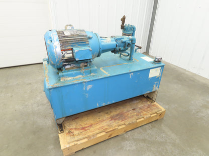 Parker TF 4362C Hydraulic Power Unit 18GPM 230/460V 3Ph 60 Gallon Tank