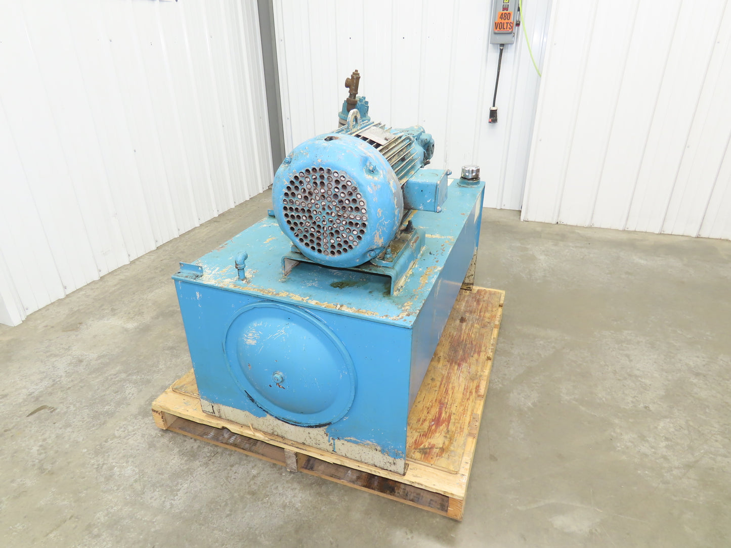 Parker TF 4362C Hydraulic Power Unit 18GPM 230/460V 3Ph 60 Gallon Tank