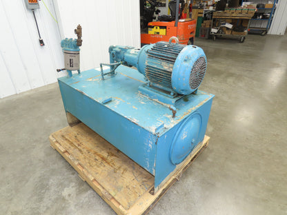 Parker TF 4362C Hydraulic Power Unit 18GPM 230/460V 3Ph 60 Gallon Tank