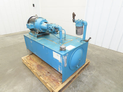 Parker TF 4362C Hydraulic Power Unit 18GPM 230/460V 3Ph 60 Gallon Tank