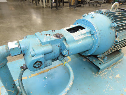 Parker TF 4362C Hydraulic Power Unit 18GPM 230/460V 3Ph 60 Gallon Tank
