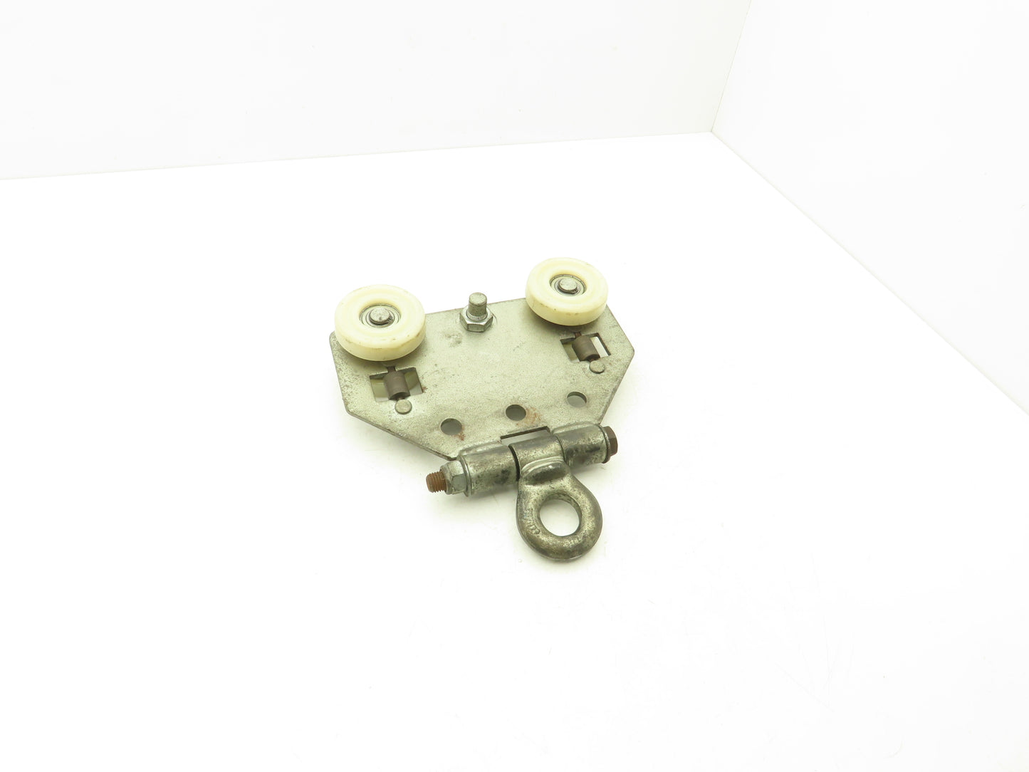 Bridge Crane Hoist Push/Load Trolley Hinged 2-7/8"W 10.75"L 3-1/8"Wheels