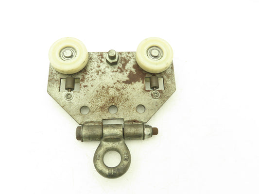 Bridge Crane Hoist Push/Load Trolley Hinged 2-7/8"W 10.75"L 3-1/8"Wheels