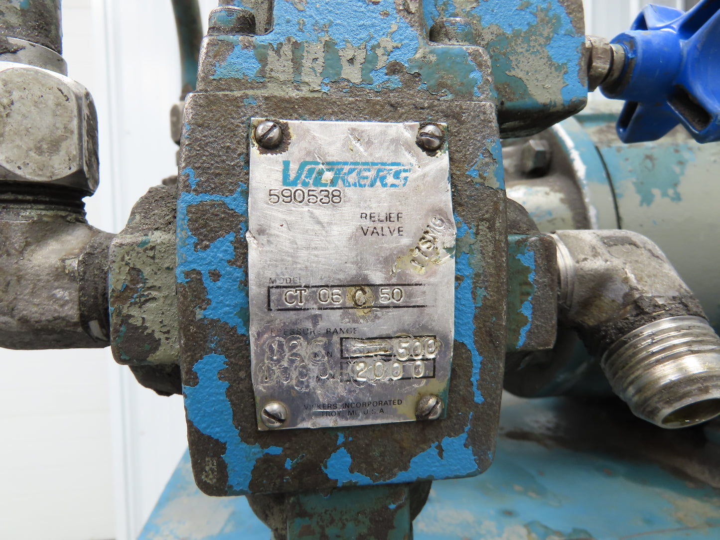 Eaton Vickers V101P5P1C20 Hydraulic Power Unit 5 GPM 5Hp 2500 PSI 230/460V 3Ph