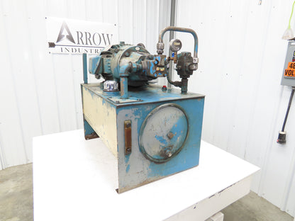 Eaton Vickers V101P5P1C20 Hydraulic Power Unit 5 GPM 5Hp 2500 PSI 230/460V 3Ph