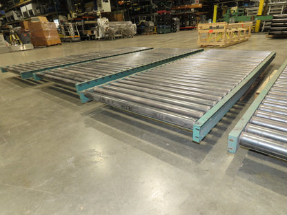 Roach 45"x 10' Gravity Roller Pallet Conveyor 2.5" Roller 42"BF 4-Sections 40'L