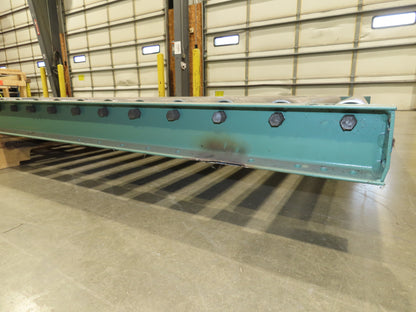 Roach 45"x 10' Gravity Roller Pallet Conveyor 2.5" Roller 42"BF 4-Sections 40'L